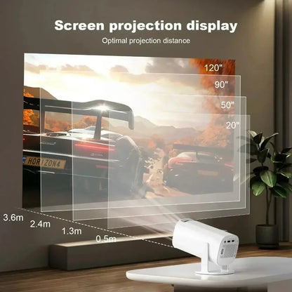 Mini Smart Projector P30 Android 11 WiFi 6 Technology 4K 1080P Video 1280x720P Native Resolution Portable Home Entertainment